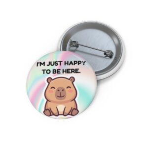 Happy To Be Here Button